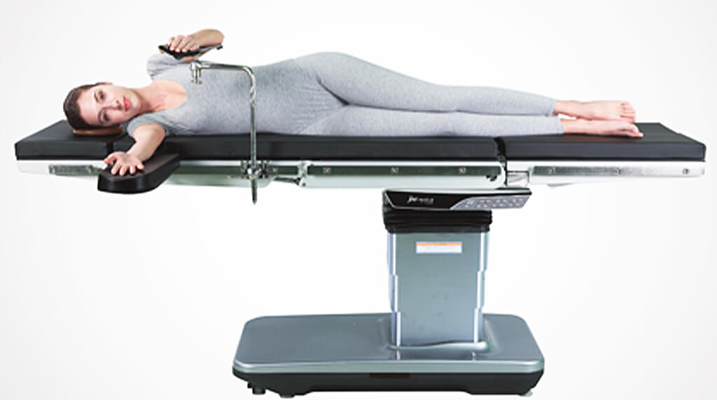 Операционный хирургический стол CHS-2500 JW Medical - Боковая позиция.