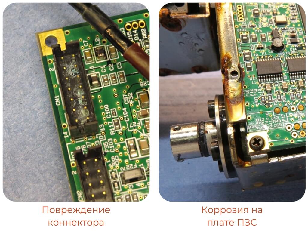 Повреждение платы ПЗС медицинского эндоскопа