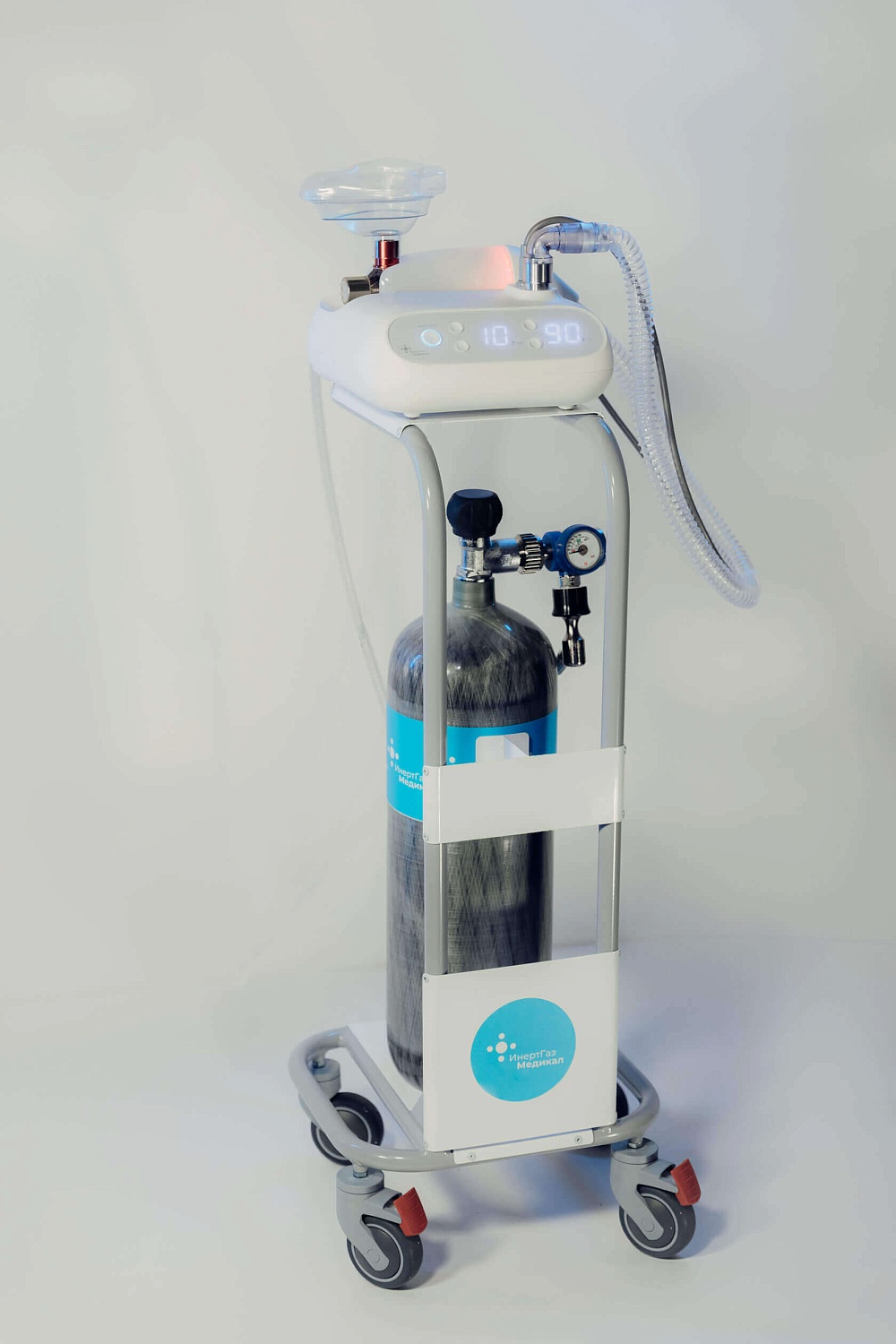 Новинка! Ингаляционный аппарат BreezeLite для гелий-кислородной терапии COVID-19 и постковидной реабилитации