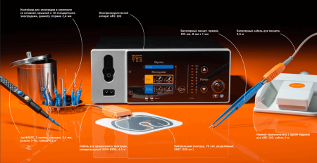 Электрокоагулятор ARC 100 BOWA и инструменты для него