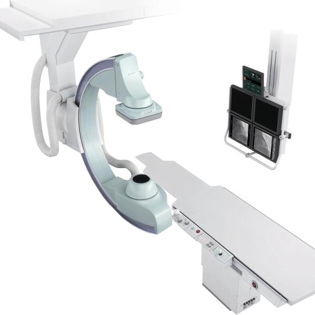 Ангиографическая система BRANSIST Alexa с потолочным штативом С-дуги C12